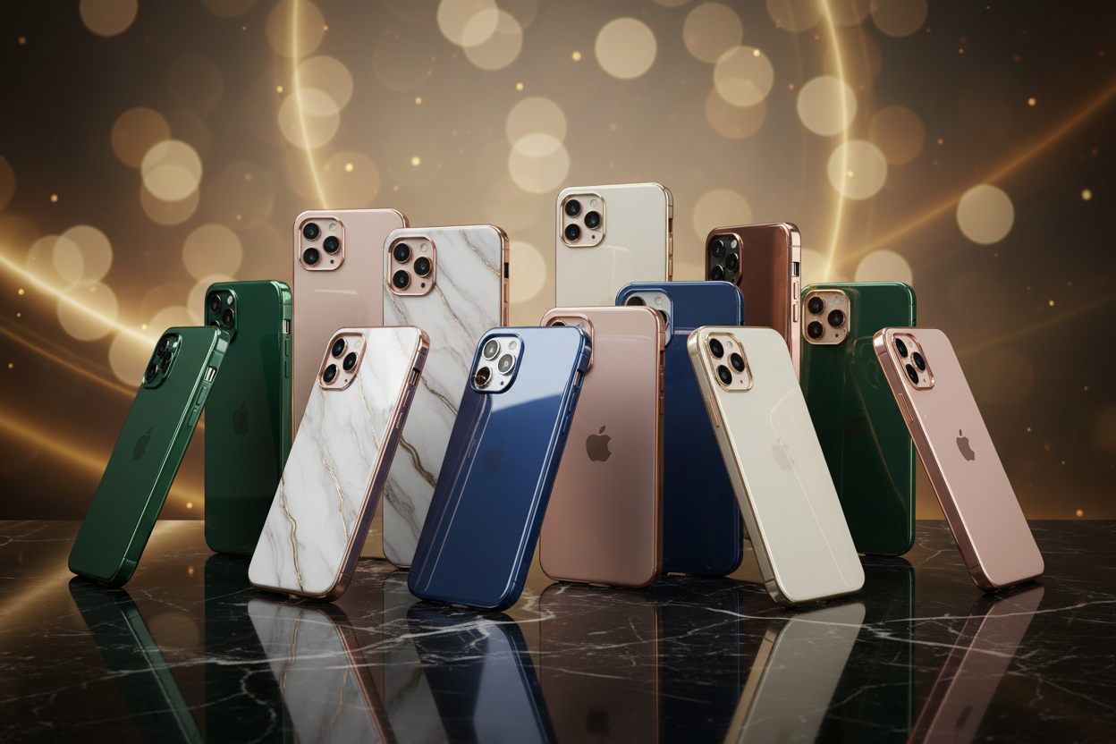 phone cases for iphone and other brands with fancy background and shiny